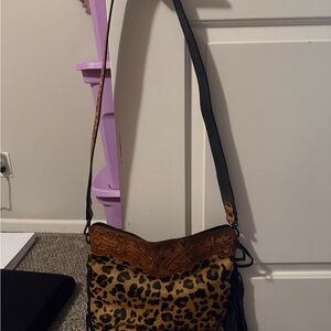 Leopard Print Crossbody Bag